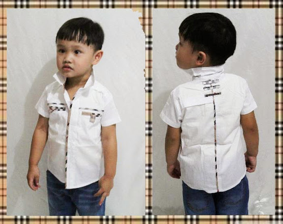 baju burberry anak cowo